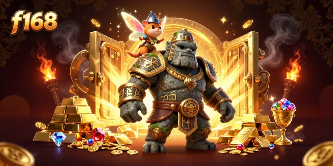 Experience the vibrant world of f168 with magical casino treasures and dynamic characters.