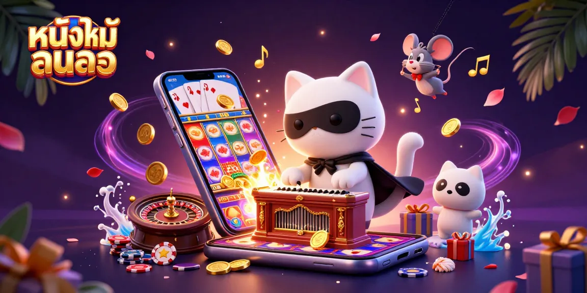 Experience exciting gambling with หนังใหม่ชนโรง featuring rich 3D casino elements and engaging characters.