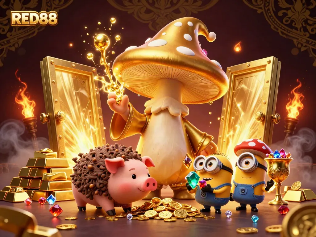 Engage with the vibrant world of RED88 casino, where treasure and excitement collide in an enchanting setting.