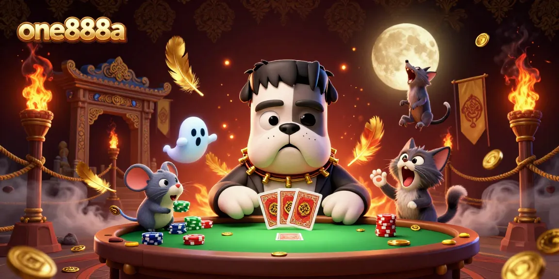 Engage in thrilling gameplay at one888a with a monster dealer and exciting casino elements.