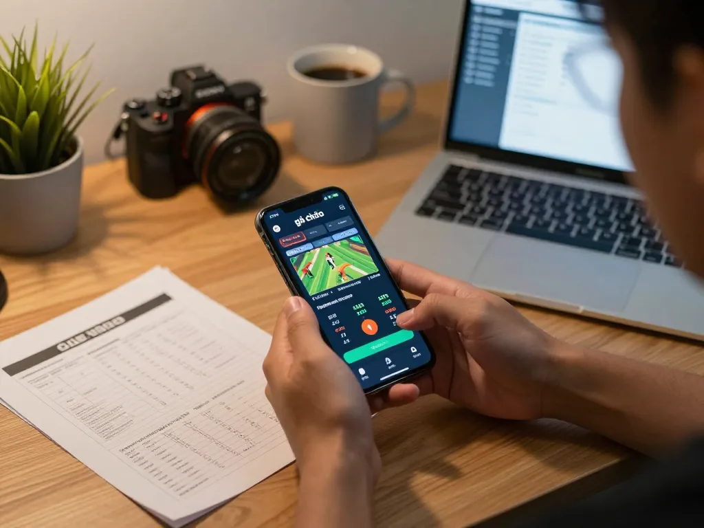Bí quyết chọn gà chọi hay in action as a player reviews online betting options for fierce chicken fights.