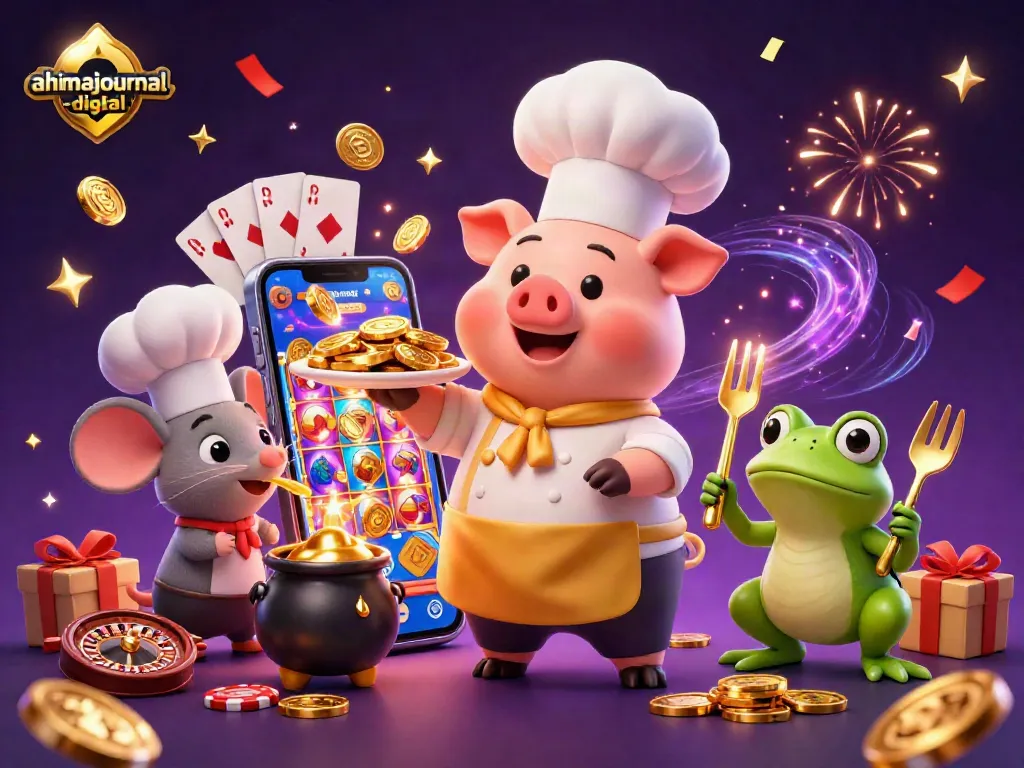 Experience the thrill of ahimajournal-digital with a lively scene of culinary casino joy.