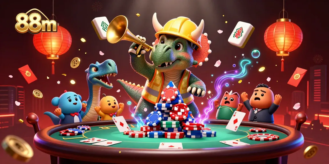 Engage with thrilling poker action featuring 88m's unique casino experience with a vibrant atmosphere.