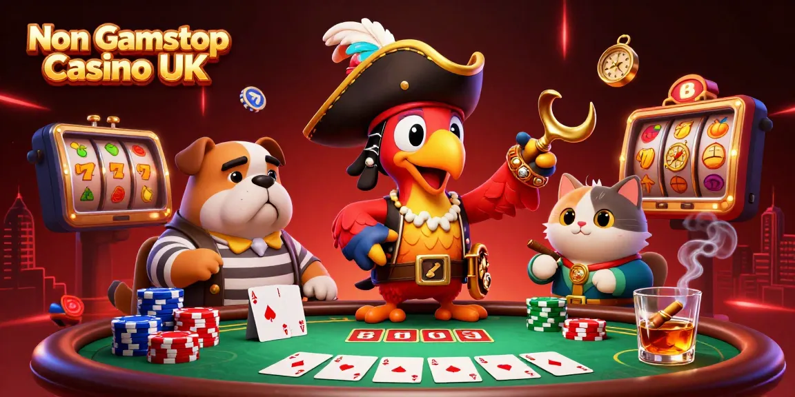 Experience thrilling play at Non Gamstop Casino UK with pirate characters and poker action!