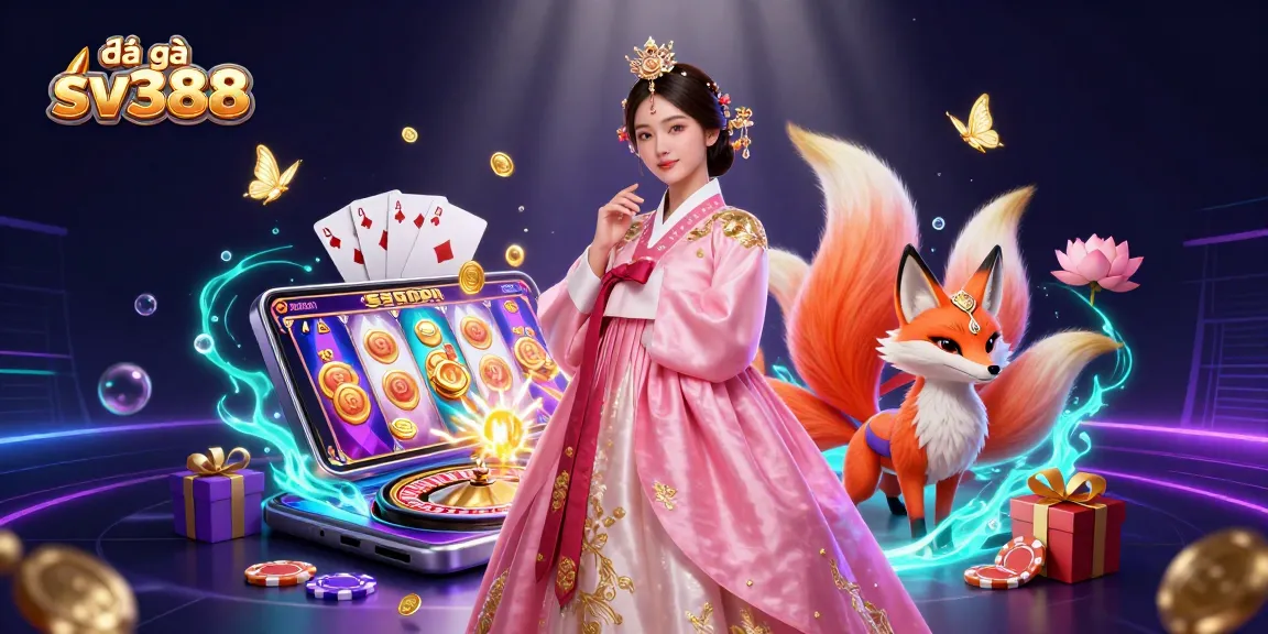 Engage in đá gà sv388 with a dazzling 3D scene showcasing exciting game elements and vibrant colors.