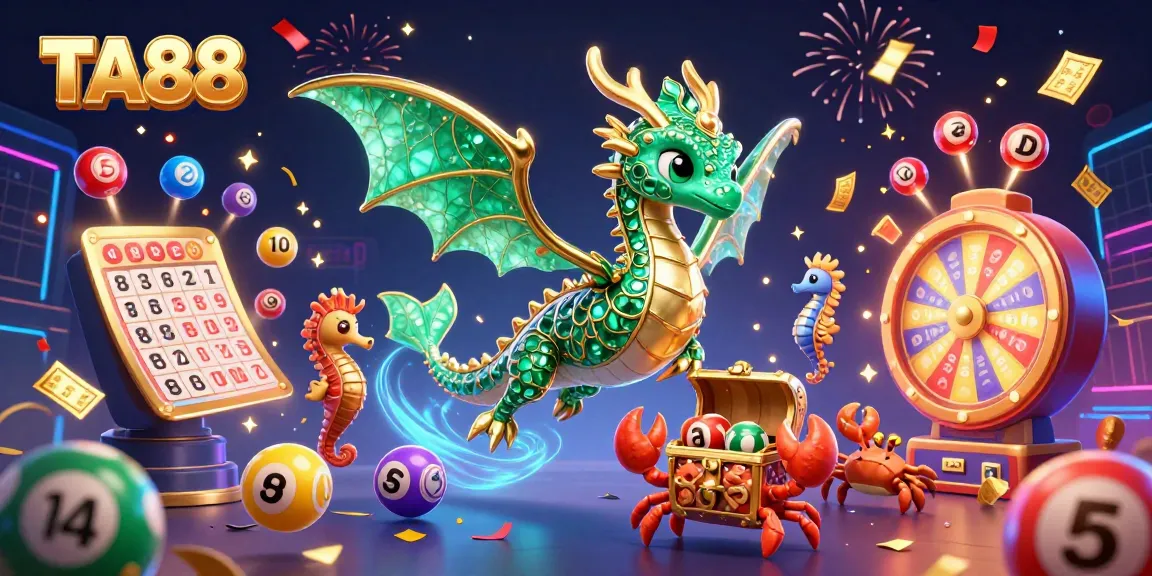 Win big at TA88 with an enchanting sea dragon and vibrant lottery elements!