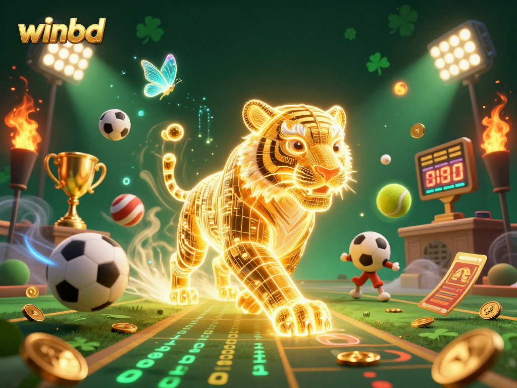 Experience thrilling sports betting and casino excitement at winbd with vibrant digital elements