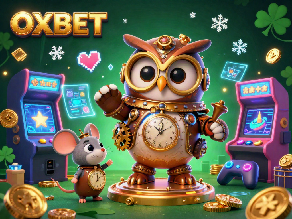 Experience thrilling gameplay at OXBET with vibrant animated visuals and dynamic casino elements.