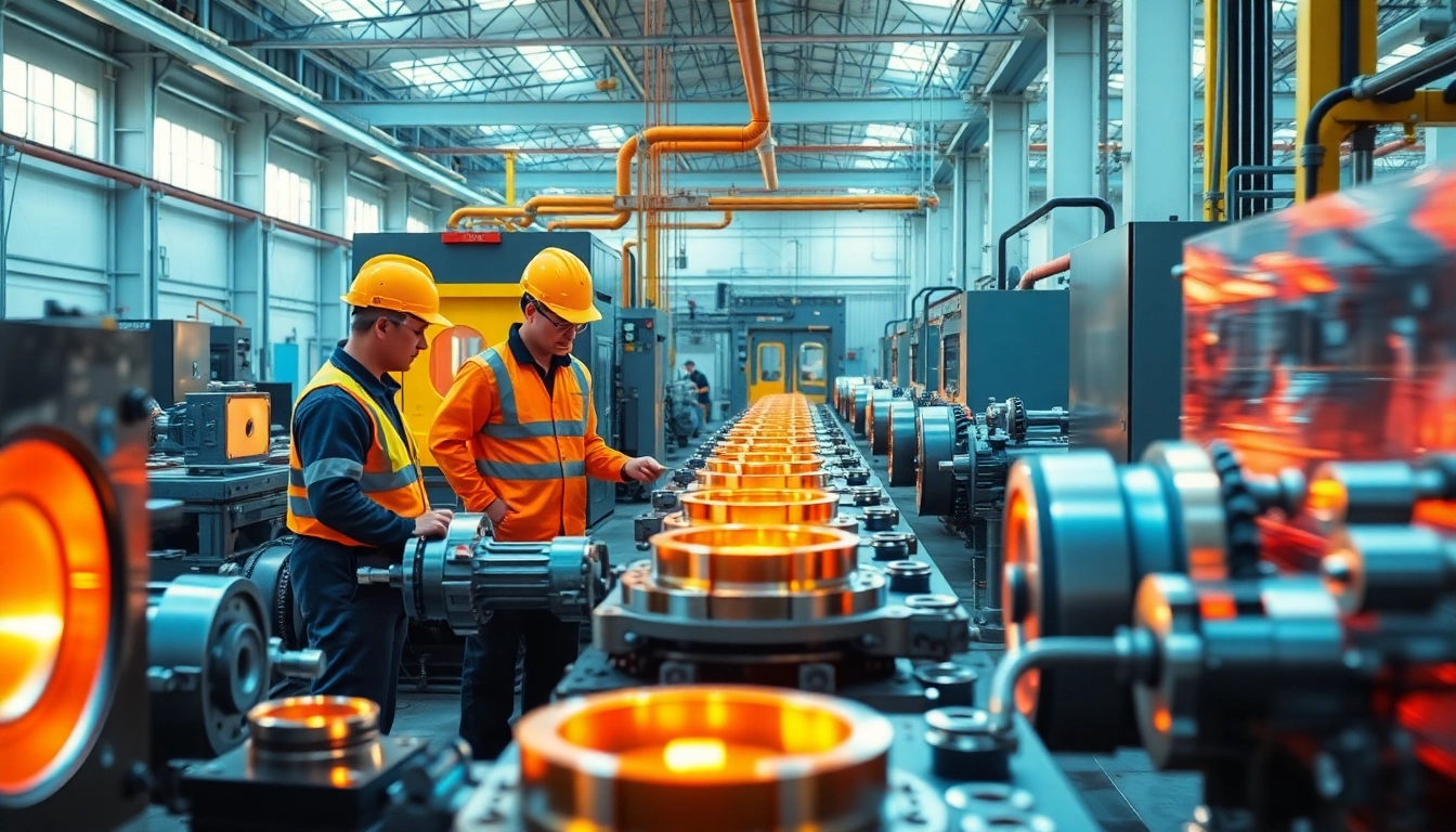 Precision die casting malaysia production facility showcasing advanced machinery and skilled professionals.