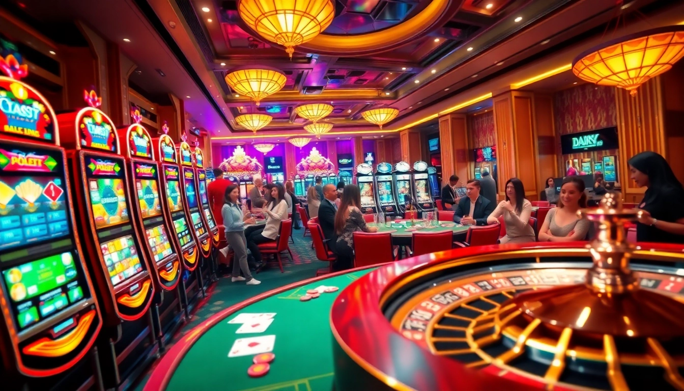 Situs Slot Terpercaya offers thrilling gaming excitement with luxury slot machines and poker tables.