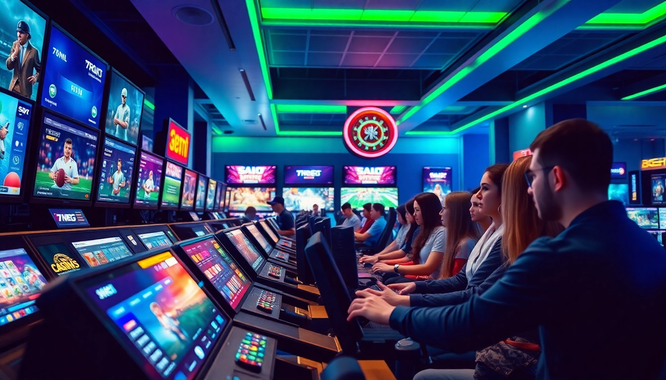 Dynamic gaming hub showcasing the excitement of online wagering at 789f.