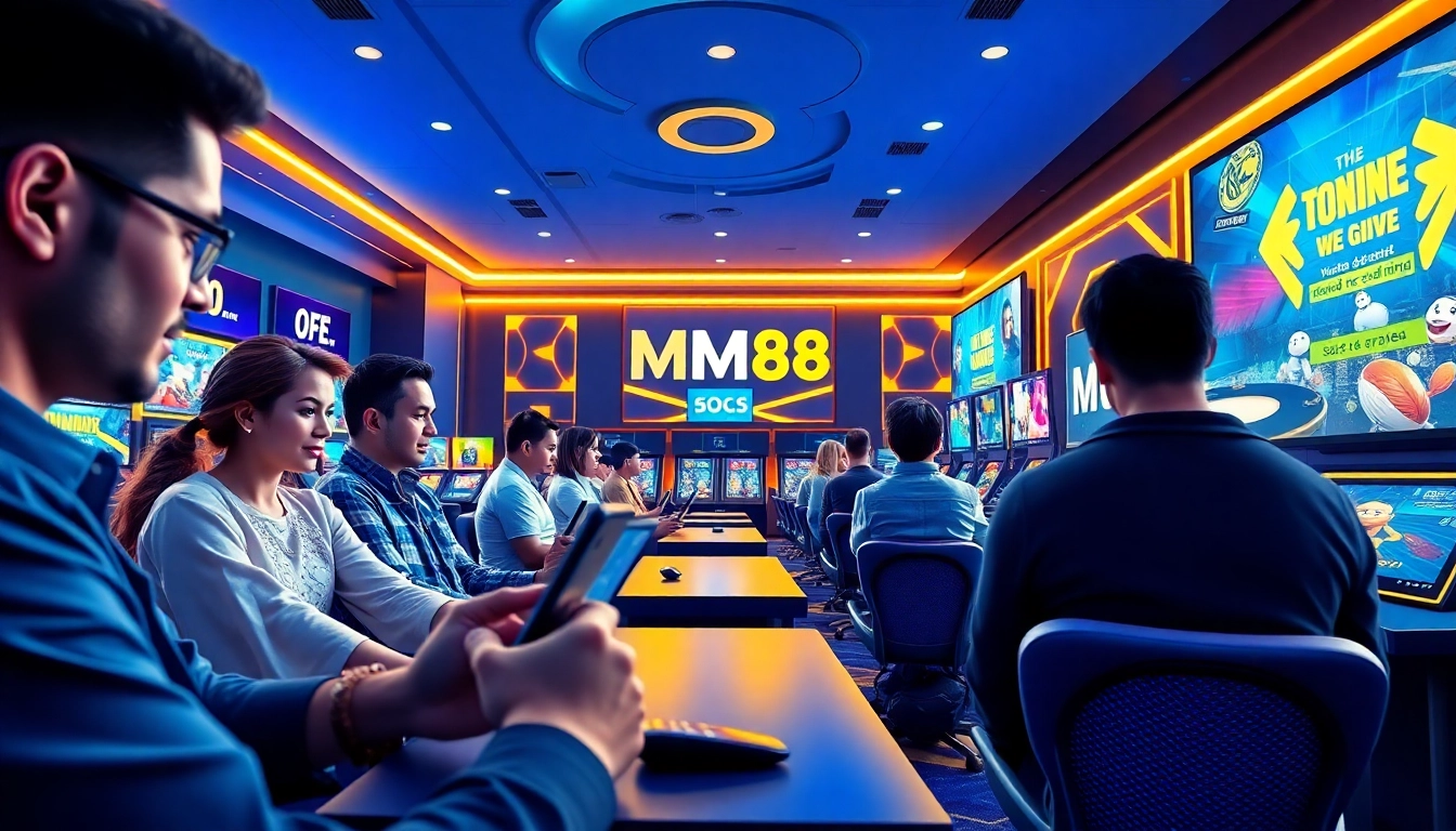 Exciting online gaming experience at https://mm88.agency/ showcasing diverse offerings in a vibrant atmosphere.