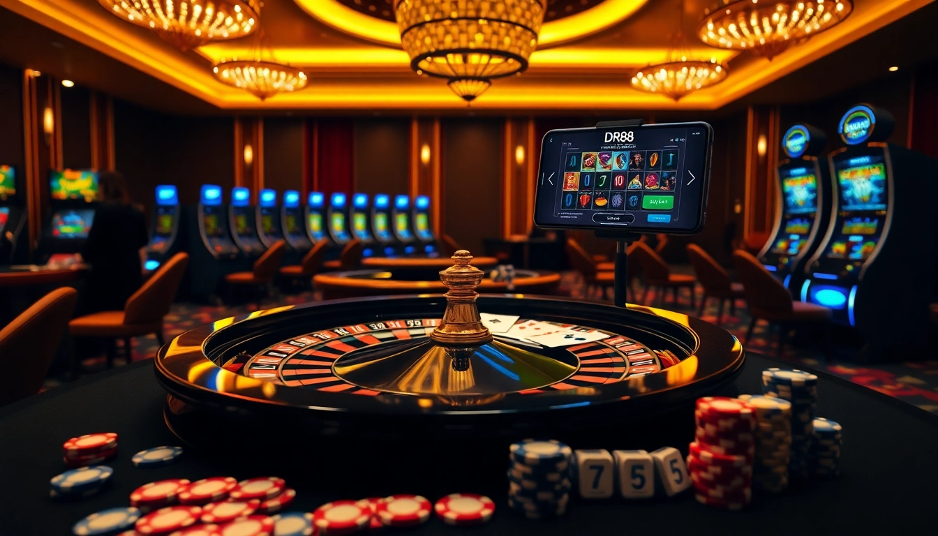 Experience the thrill of gambling at DR88 with vibrant roulette tables and immersive online gaming.