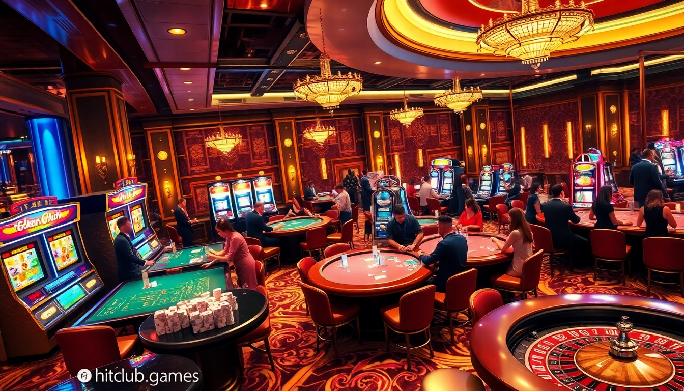 Experience the thrill of gaming at hit-club.games with vibrant casinos and exciting players.