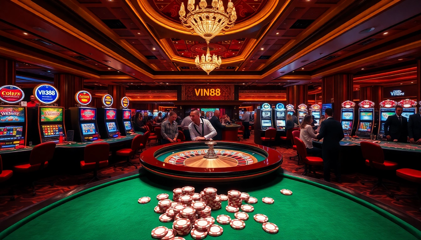 Experience the excitement of VIN88 with thrilling casino games and vibrant visuals.