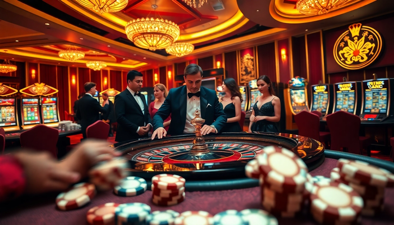 Casino excitement at https://77789vip.com/ with players at a roulette table, showcasing luxury and thrill.