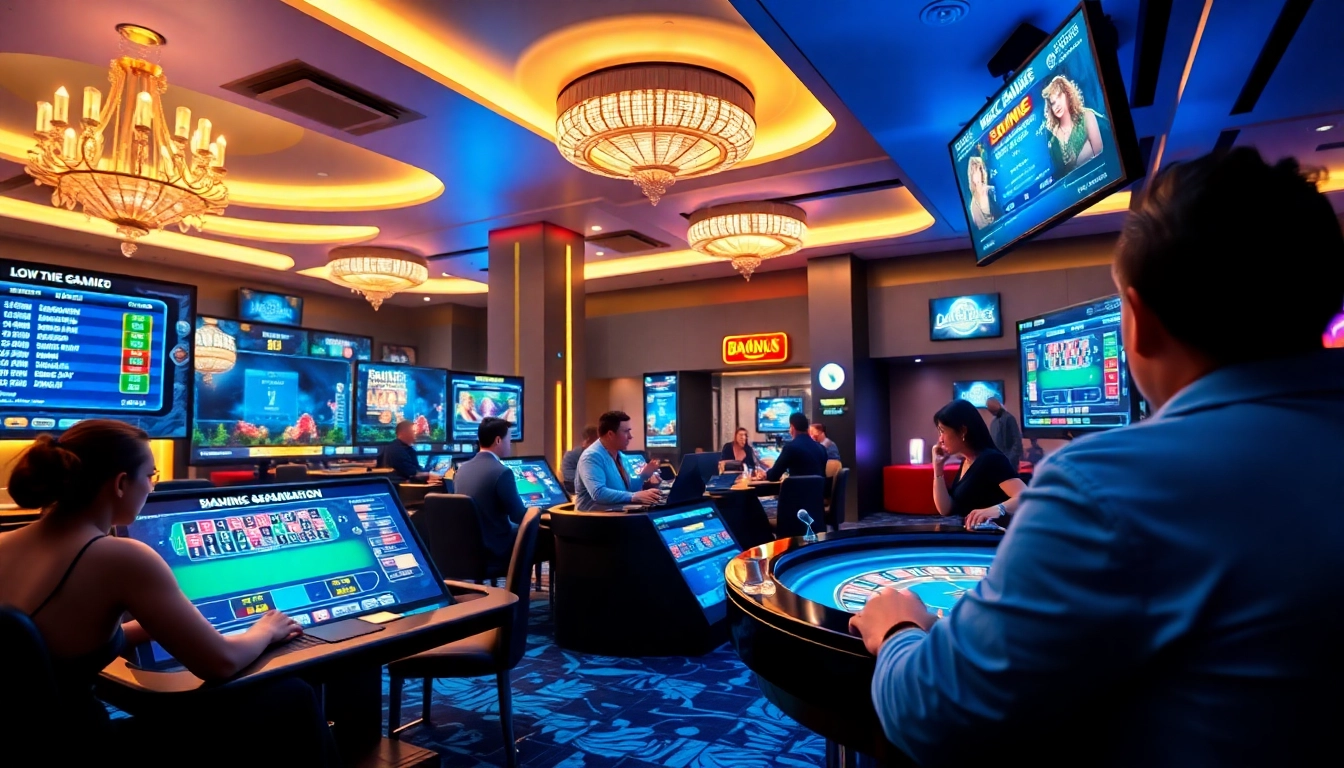 The dynamic gaming environment at okvipwin.live showcases exciting casino games and real-time betting options.