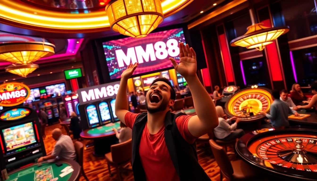 Experience the excitement at MM88 casino with vibrant games and luxury settings.