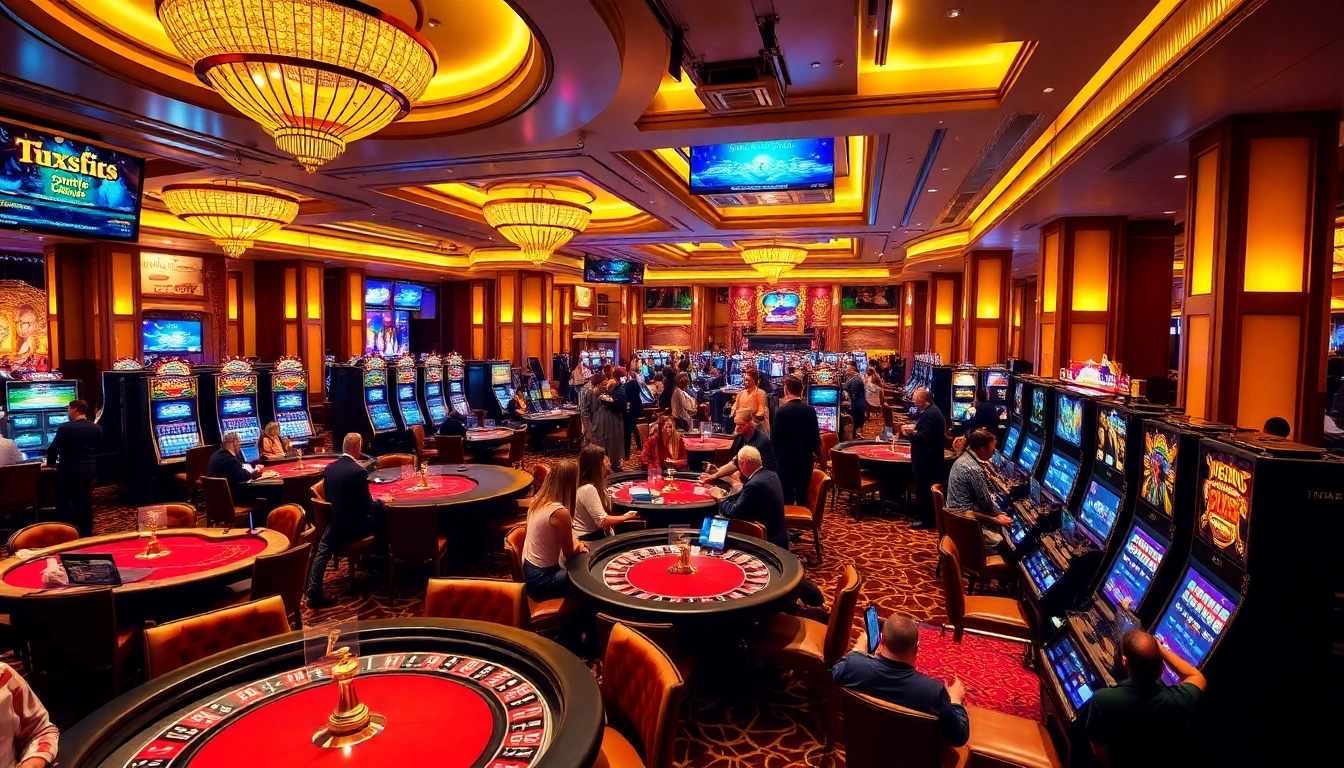 Experience thrilling gaming action at say88 com with players at vibrant casino tables.