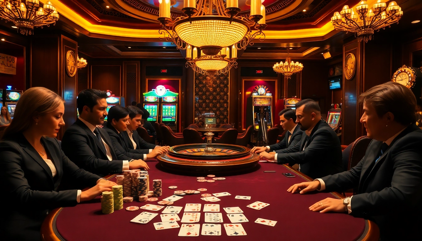 Poker players immerse in high-stakes action at https://fc88.de.com/, with vibrant chips and cards enhancing the excitement.