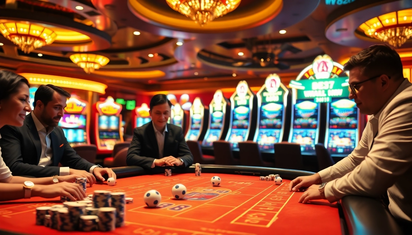 Experience the thrill of online gambling with link vào ww88 in a vibrant casino setting featuring dynamic players and exciting games.