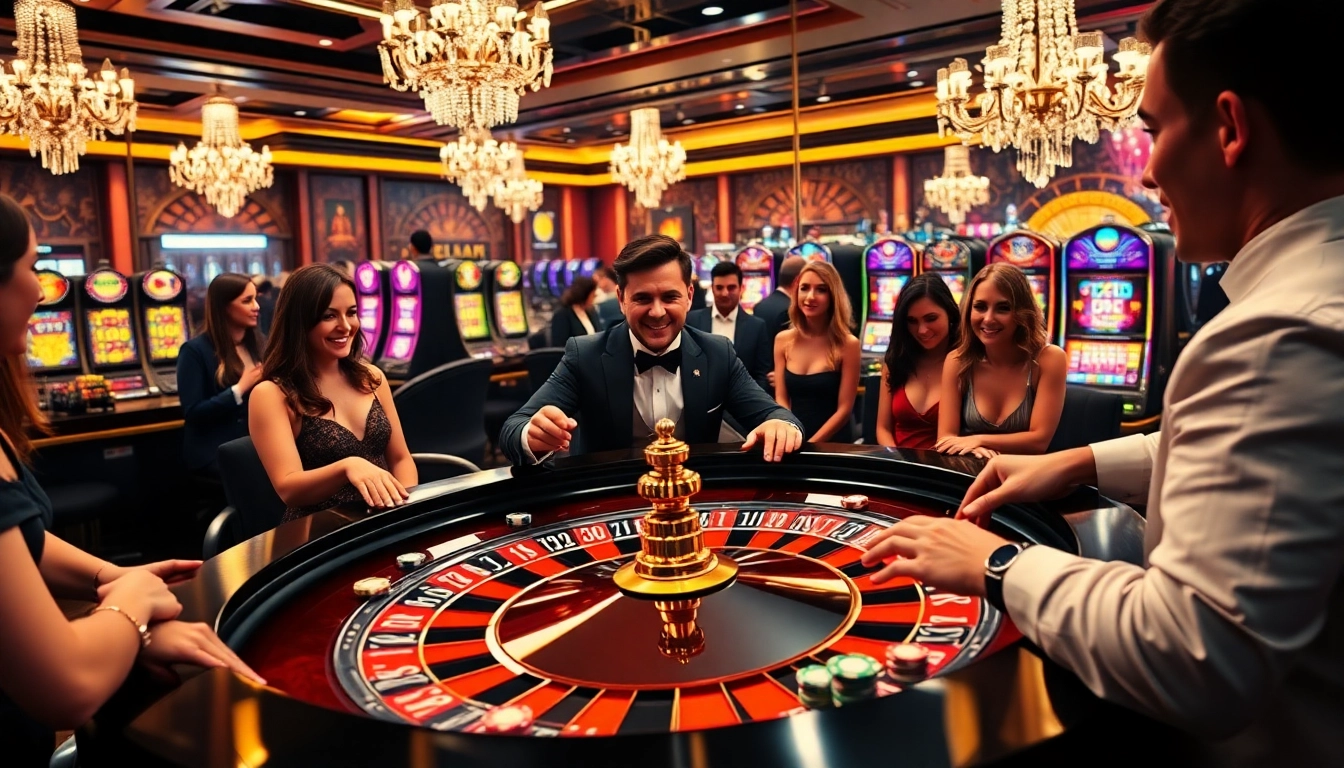 Experience the thrill of gambling at ZT9398.NET with dynamic casino scenes featuring roulette and engaging players.