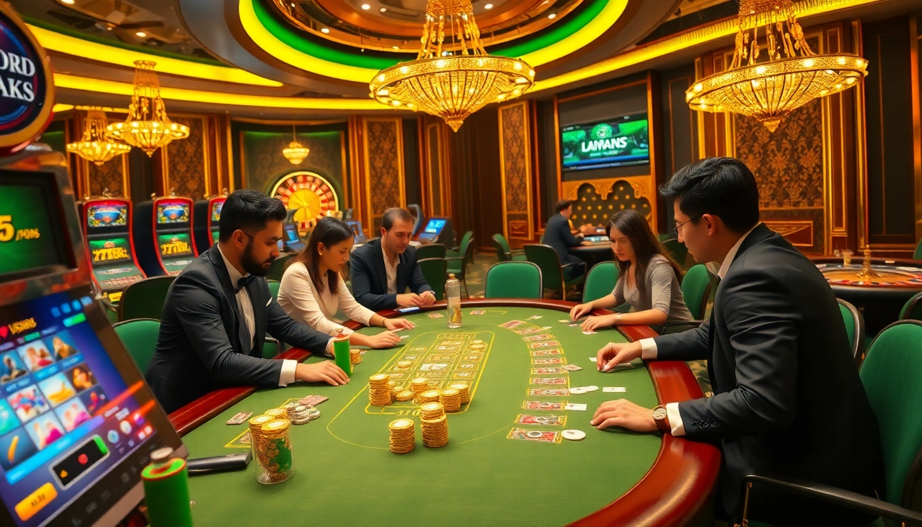 Experience thrilling gameplay at https://kuwin.ng/ with intense poker action and luxurious casino ambiance.