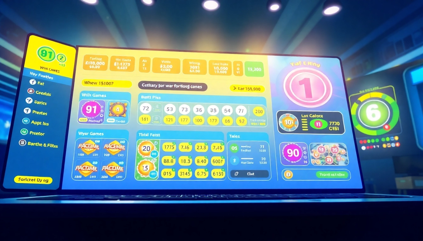 Exciting online lottery platform interface showcasing https://92lotteryclub.com/ with vibrant colors and user-friendly design.