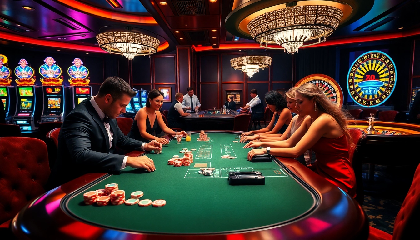 Immerse in the vibrant casino energy of https://789bet.ac/, featuring high-stakes poker and glowing slot machines.