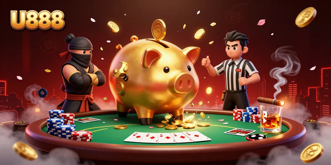 Engage with U888’s dynamic and thrilling gaming experience featuring an energetic showdown in a virtual casino.